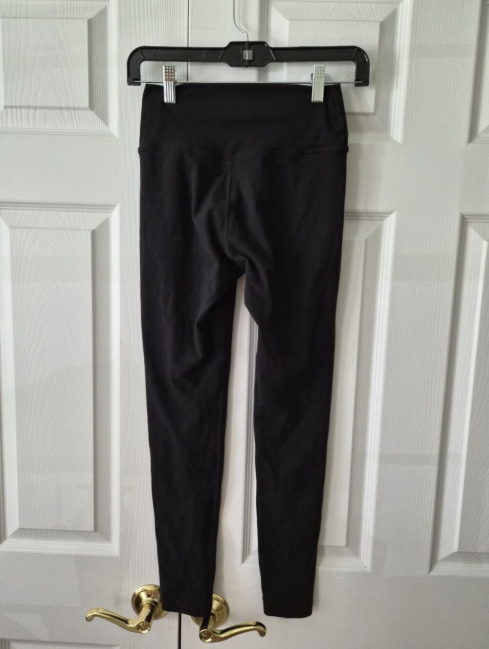 Joah Brown Second Skin High Waisted Legging Sueded Onyx Black M/L - Picture 5 of 6